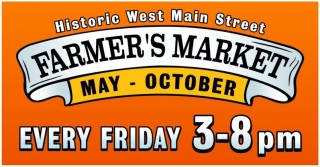 Historic West Main Street Farmer's Market logo