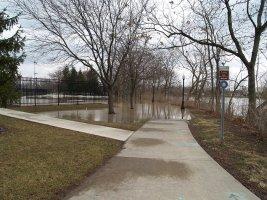 Lawton Park flooding