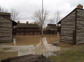 Old Fort Wayne flooding