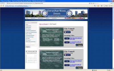 City Council On Demand website
