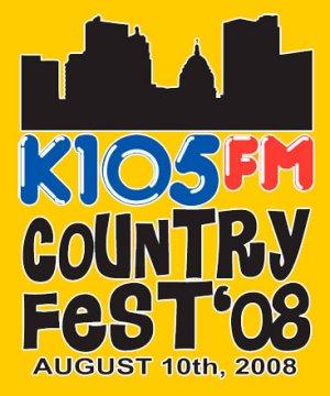 K105 Country Fest Logo