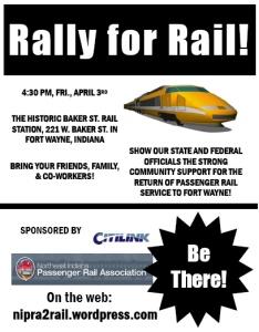 Rally for Rail flyer.  Click here to download it.