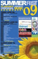 Summerfest poster.  Click here to visit the official 2009 Summerfest website.
