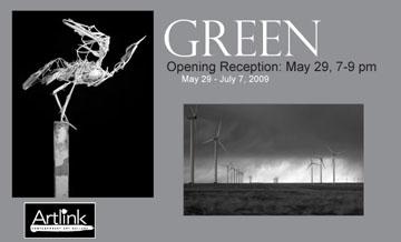 Artlink Green Exhibit.  Image from the Artlink website.