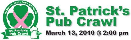 St. Patrick's Pub Crawl logo.