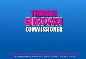Therese Brown campaign logo.
