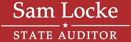Sam Locke for State Auditor logo.
