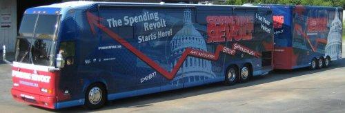 Spending Revolt Bus.  Courtesy image.