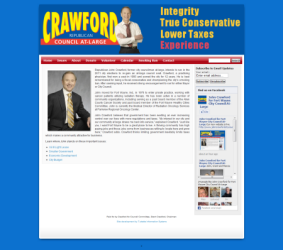 Screen capture of Dr. John Crawford's website.