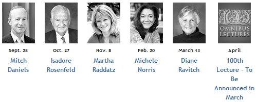 2011-12 OmniBus Lecture Season speakers, courtesy image.