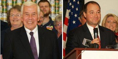 US Senator Dick Lugar and Congressman Marlin Stutzman.