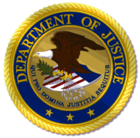 Deptartment of Justice seal