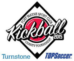 2015 Fort Wayne Sport Club Kickball Charity Tournament logo