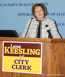 City Clerk candidate Lana Keesling (R)