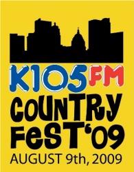 K105 Country Fest '09 logo