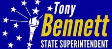 Bennett for Indiana logo.