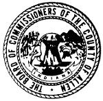 Allen County Board of Commissioners seal.