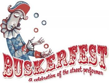 Buskerfest logo.