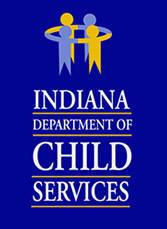 Indiana Department of Child Services logo.