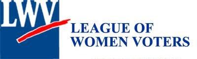 League of Women Voters logo.