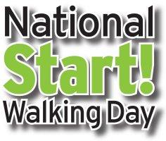 National Start Walking Day logo.
