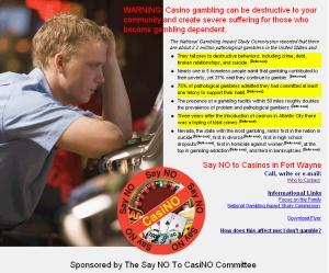 Say No To CasiNO website screen capture