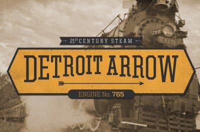 FWRHS Detroit Arrow excursion poster.